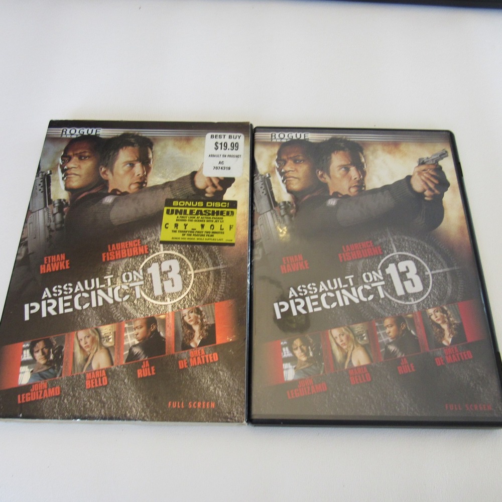 Assault on Precinct 13 DVD 2005 Special Edition Bonus Disc Ethan Hawke Fishburne